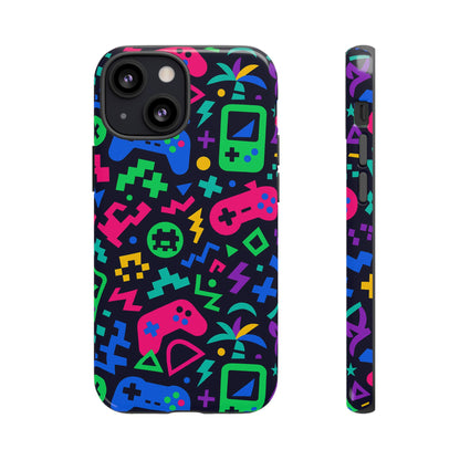 Vibrant 3D Gaming Design Protective Phone Case for Creative Expression and Stylish Protection, Compatible with iPhone 13, 14, 15 & 16 – all models including Pro, Pro Max & Plus