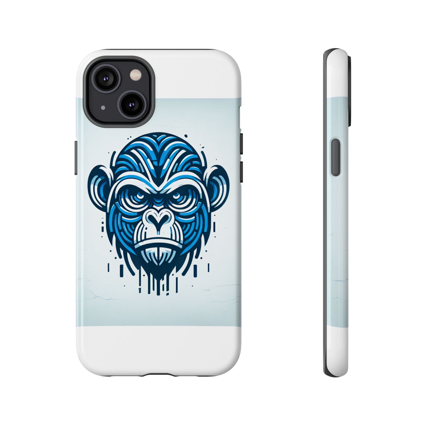 vibrant 3d gorilla design protective phone case for unique style and stylish protection compatible with iphone 13, 14, 15 & 16 – all models including pro, pro max & plus
