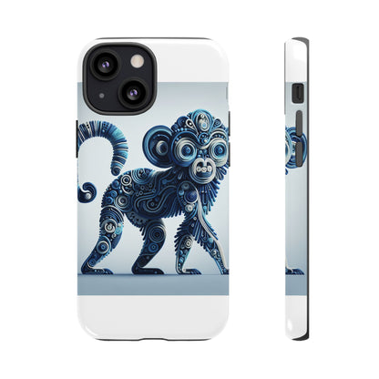 Vibrant 3D Wrap Protective Phone Case with Unique Monkey Design – Stylish Accessory for Men and Women Compatible with iPhone 13, 14, 15 & 16 – all models including Pro, Pro Max & Plus