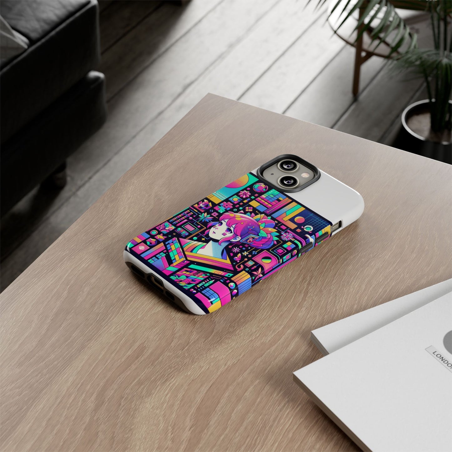 ratio d irl protective phone case with 3d wrap design, uv protected, durable tpu silicone, shock absorbent, ideal for anime and comic culture fans