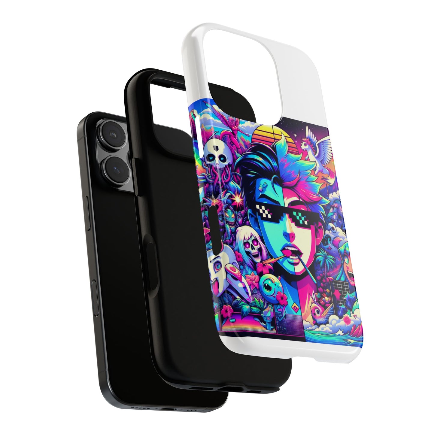 skibidi on sight protective phone case for anime lovers