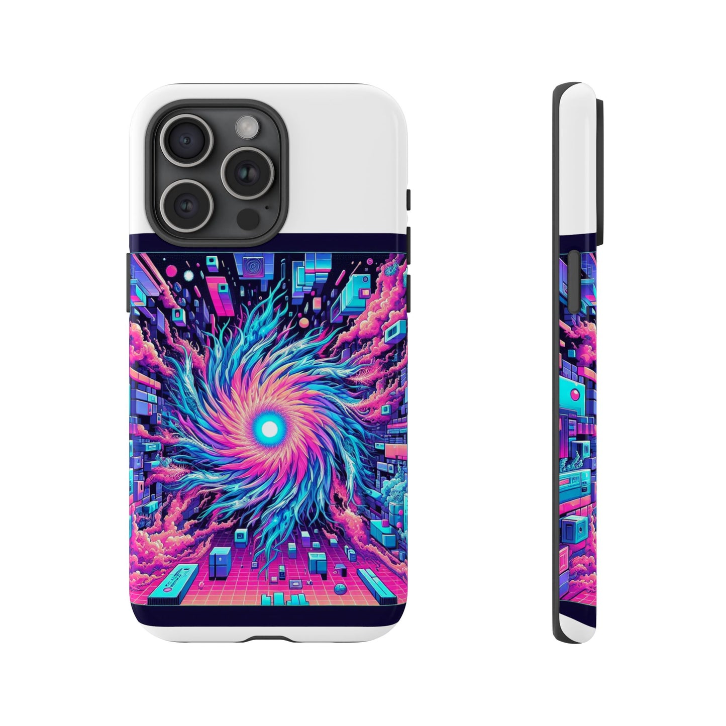 grass level 9000 protective phone case with 3d wrap design, uv protected and shock absorbent, fun retro style for anime lovers, ideal gift for tech enthusiasts