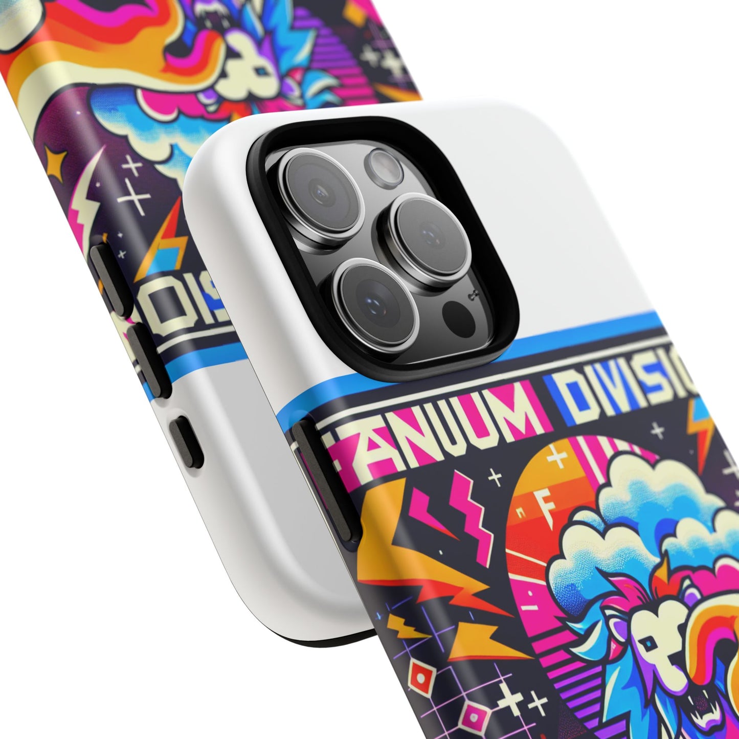 fanum irs division protective phone case with 3d wrap design, uv protected, durable shock absorption, ideal gift for anime and comic culture fans