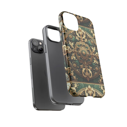 Pattern Image 2 Vibrant Comic Style Phone Case for Men and Women with Ornate Baroque Design Compatible with iPhone 13, 14, 15 & 16 – all models including Pro, Pro Max & Plus