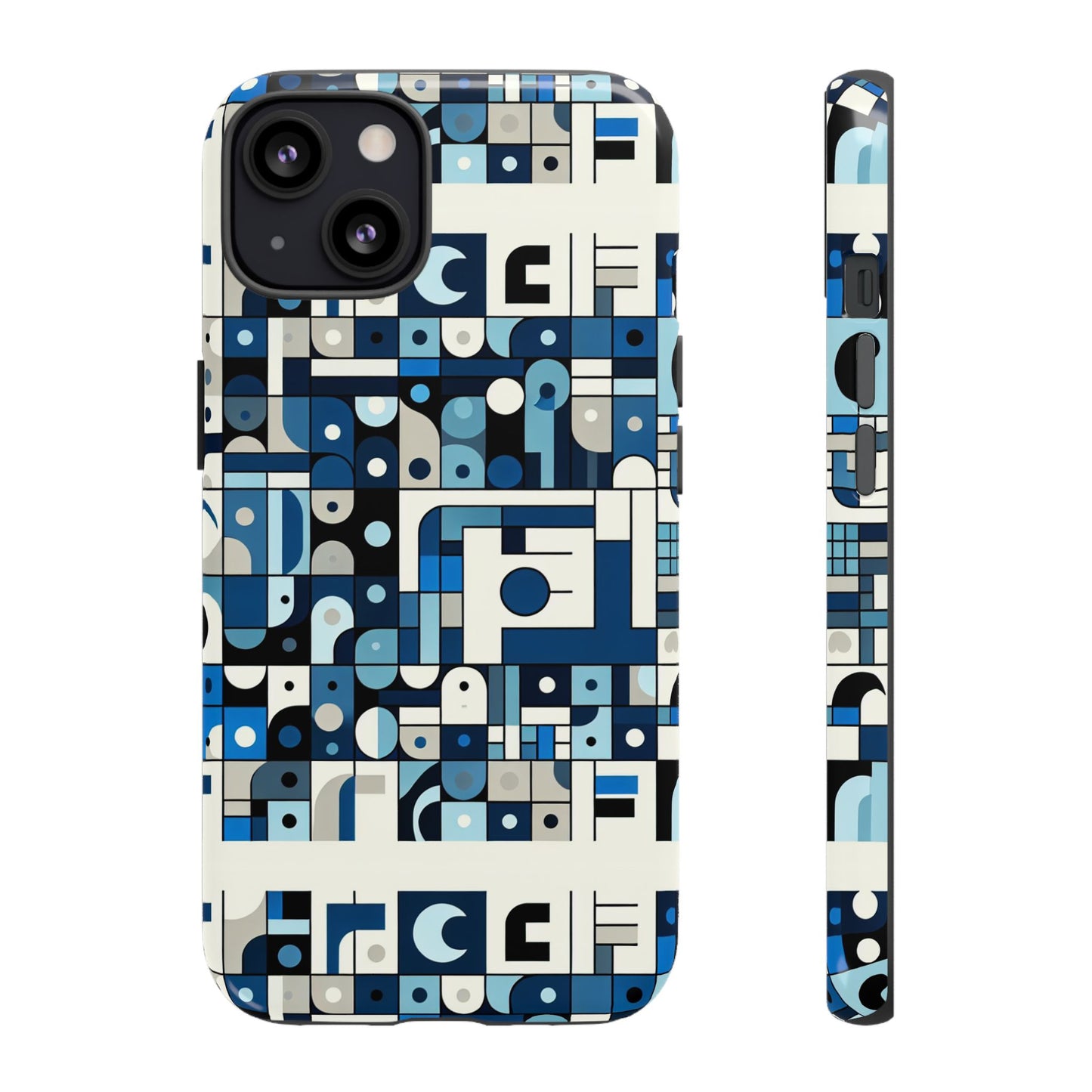 blue alphabet f letter phone case for smartphones, durable shockproof tpu cover with vivid 3d wrap design for tech enthusiasts and anime fans