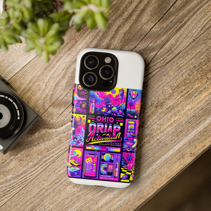 Ohio Drip Activated Protective Phone Case with 3D Wrap Design, UV Protection, Durable TPU Silicone Liner, Ideal Gift for Tech Enthusiasts and Anime Lovers