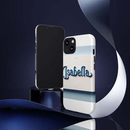 Vibrant 3D Blue Alphabet Design Protective Phone Case Stylish Accessory for Men and Women Unique Phone Cover Compatible with iPhone 13, 14, 15 & 16 – all models including Pro, Pro Max & Plus