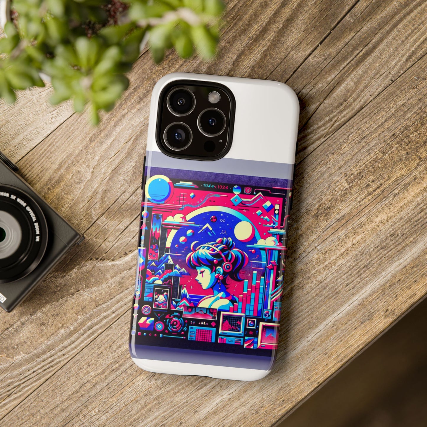 mid-detector maxed protective phone case with 3d wrap design, durable silicone liner, uv protection for smartphone, ideal gift for anime and comic fans