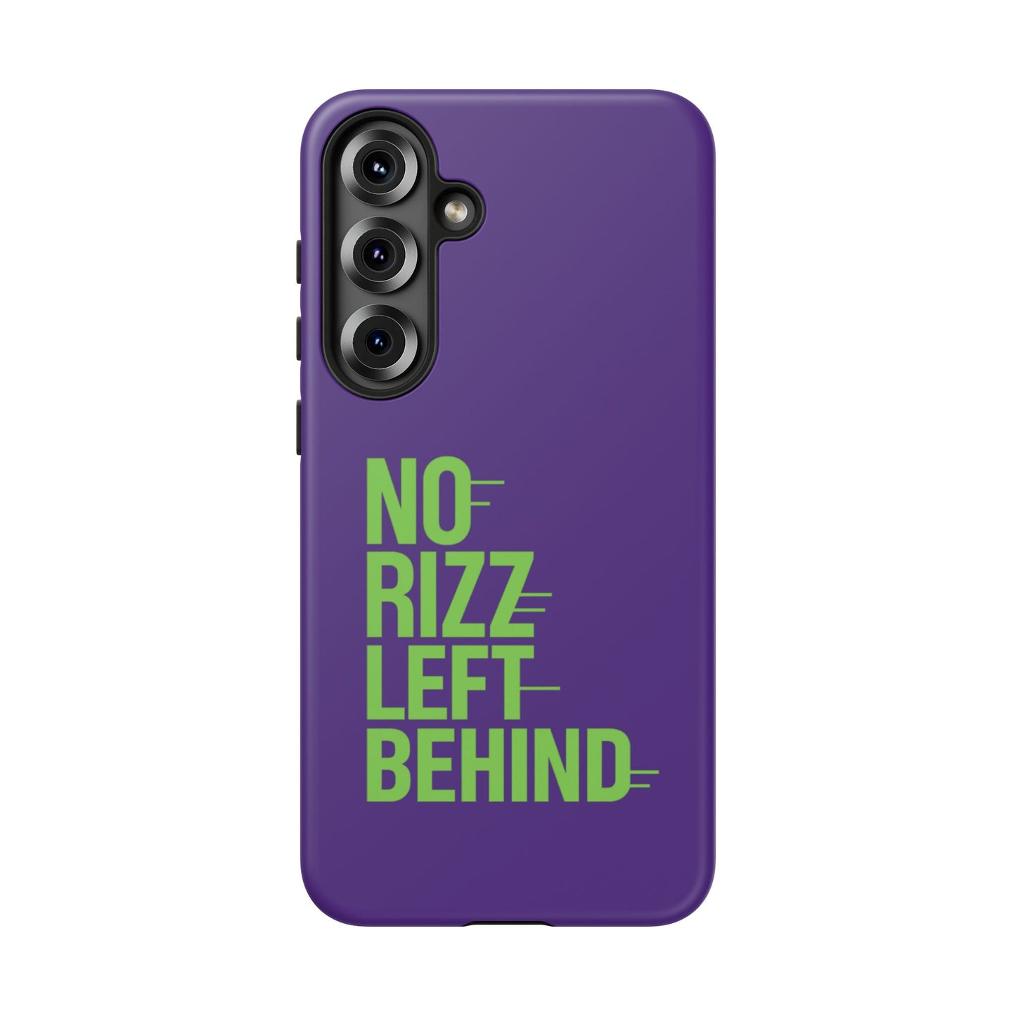 tough phone case - no rizz left behind - durable, stylish protection for active lifestyles - impact-resistant, dual layer, shock-absorbing tpu - perfect gift for tech lovers