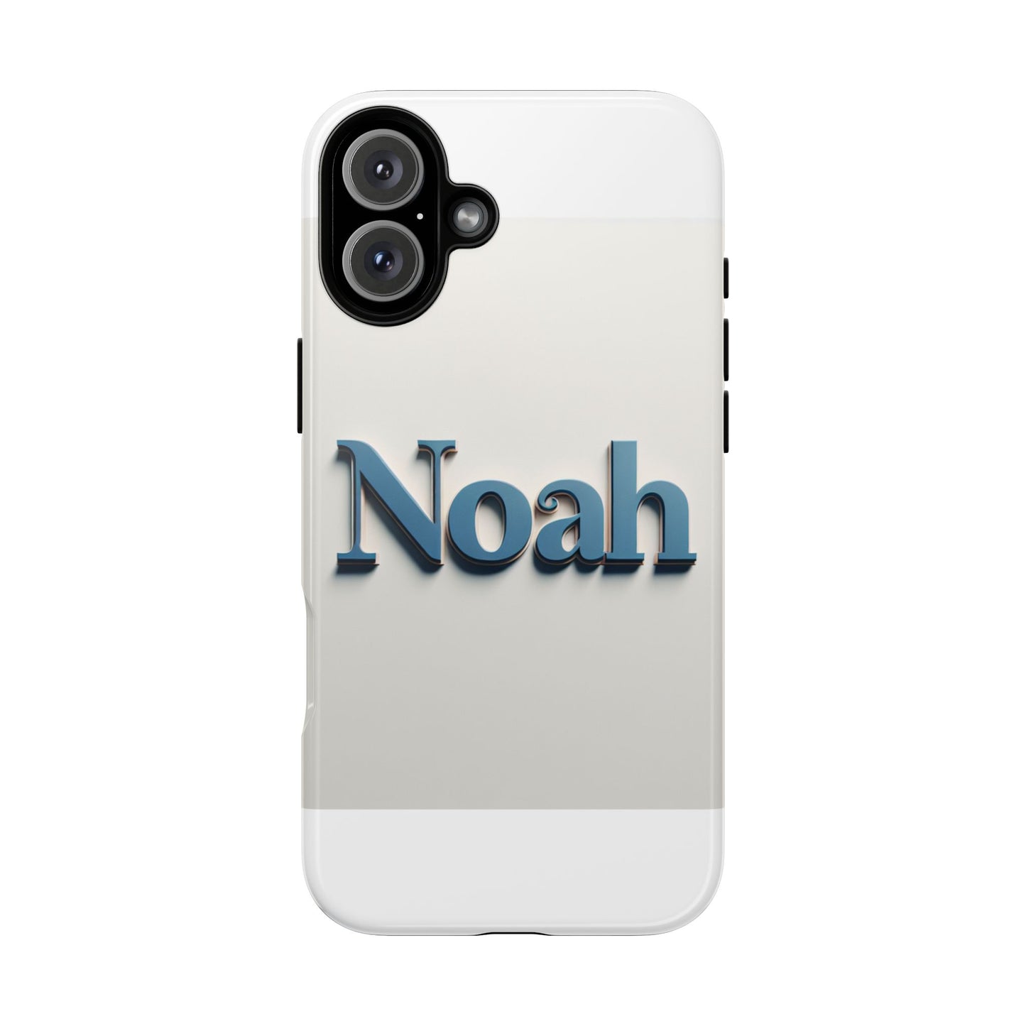 vibrant 3d name phone case in blue retro style – unique protection accessory for self-expression compatible with iphone 13, 14, 15 & 16 – all models including pro, pro max & plus