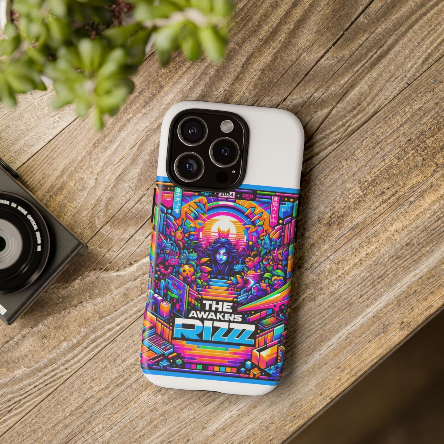 the rizz awakens 3d wrap protective phone case for anime and comic lovers