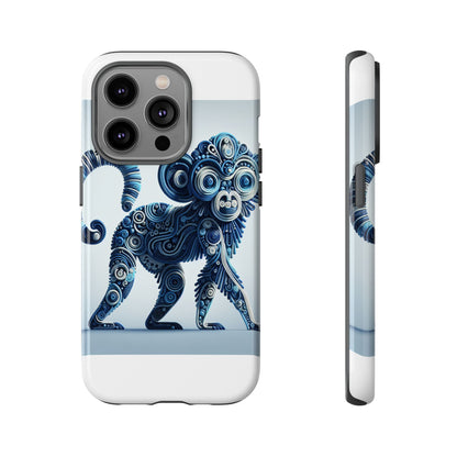 Vibrant 3D Wrap Protective Phone Case with Unique Monkey Design – Stylish Accessory for Men and Women Compatible with iPhone 13, 14, 15 & 16 – all models including Pro, Pro Max & Plus