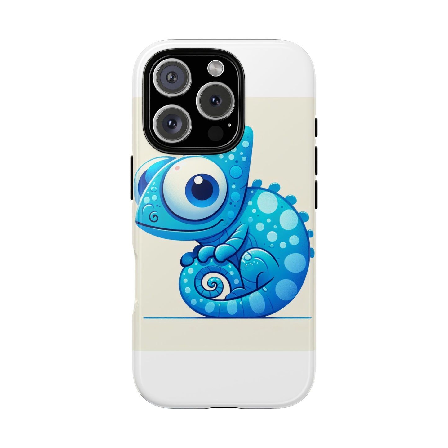 vibrant 3d cartoon chameleon phone case for adults and teens stylish protection compatible with iphone 13, 14, 15 & 16 – all models including pro, pro max & plus