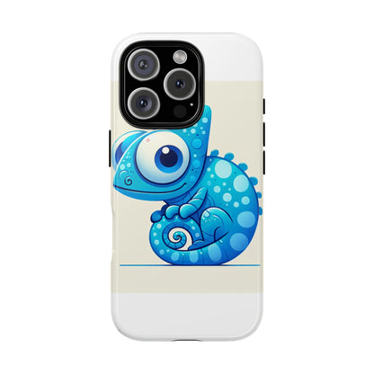 Vibrant 3D Cartoon Chameleon Phone Case for Adults and Teens Stylish Protection Compatible with iPhone 13, 14, 15 & 16 – All Models Including Pro, Pro Max & Plus