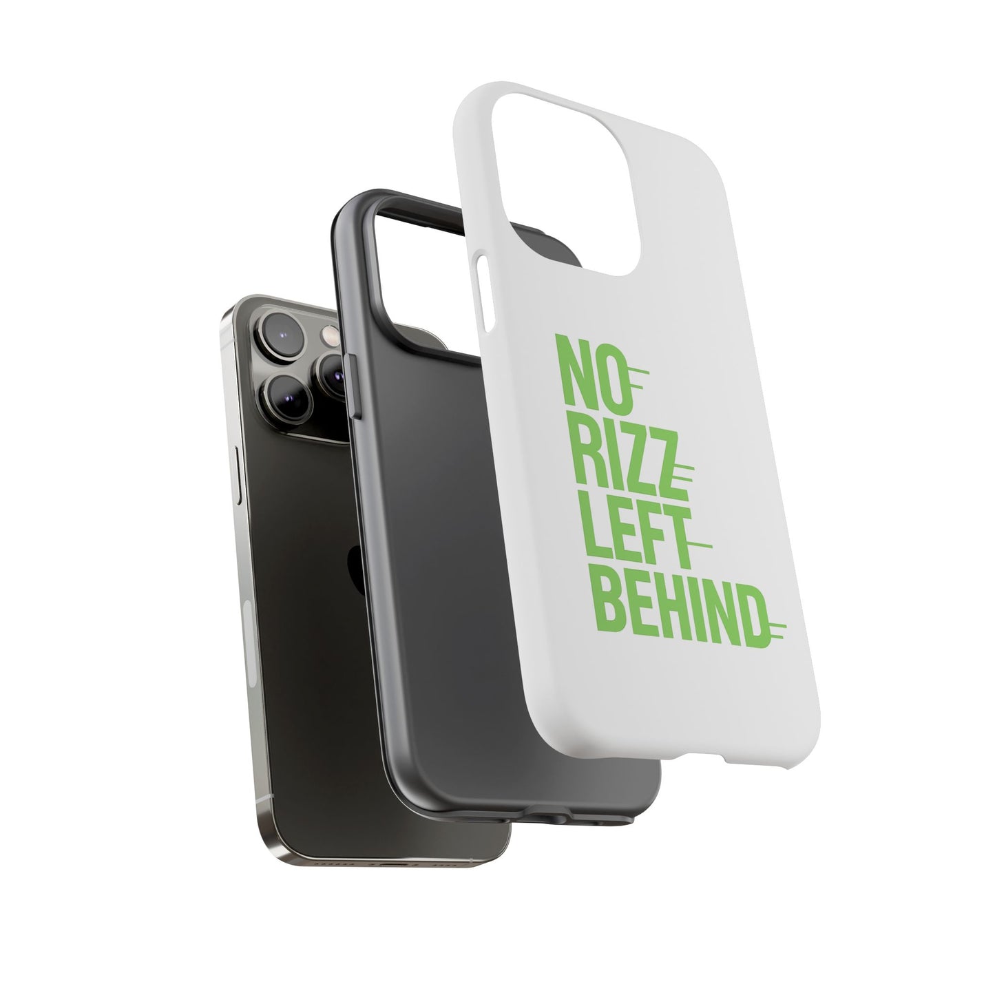 copy of tough cases - no rizz left behind phone case for ultimate protection and style, impact-resistant, dual layer, vibrant design, perfect gift for adults