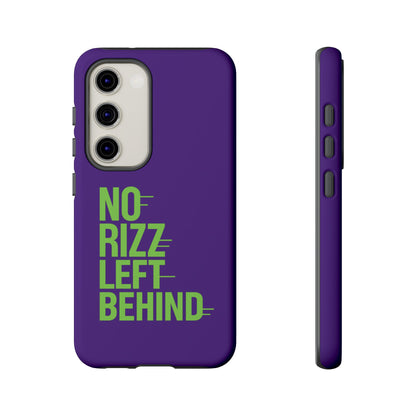 Tough Phone Case - No Rizz Left Behind - Durable, Stylish Protection for Active Lifestyles - Impact-Resistant, Dual Layer, Shock-Absorbing TPU - Perfect Gift for Tech Lovers