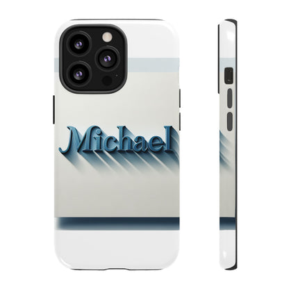 3D Textured Protective Phone Case in Blue and White, Stylish Accessory for Creative Individuals, Compatible with iPhone 13, 14, 15 & 16 – all models including Pro, Pro Max & Plus