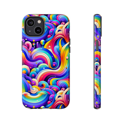 Pink Pattern Image 4 Phone Case with 3D Wrap and Shock Protection for Smartphone Accessories
