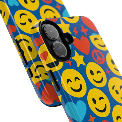Vibrant 3D Emoji Protective Phone Case for Kids and Adults – Fun Multicolour Design for Stylish Protection Compatible with iPhone 13, 14, 15 & 16 – all models including Pro, Pro Max & Plus