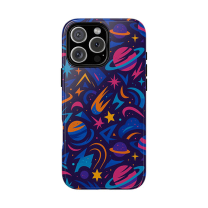 Multicolour 3D Wrap Protective Phone Case with Space Theme for Men and Women – Stylish Protection Accessory Compatible with iPhone 13, 14, 15 & 16 – All Models Including Pro, Pro Max & Plus