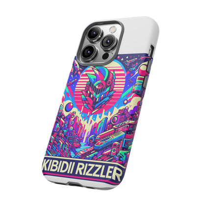 Skibidi Rizzler Protective Phone Case with 3D Wrap Design, Shock Absorbing TPU Silicone, UV Protected, Ideal Gift for Anime and Comic Culture Fans