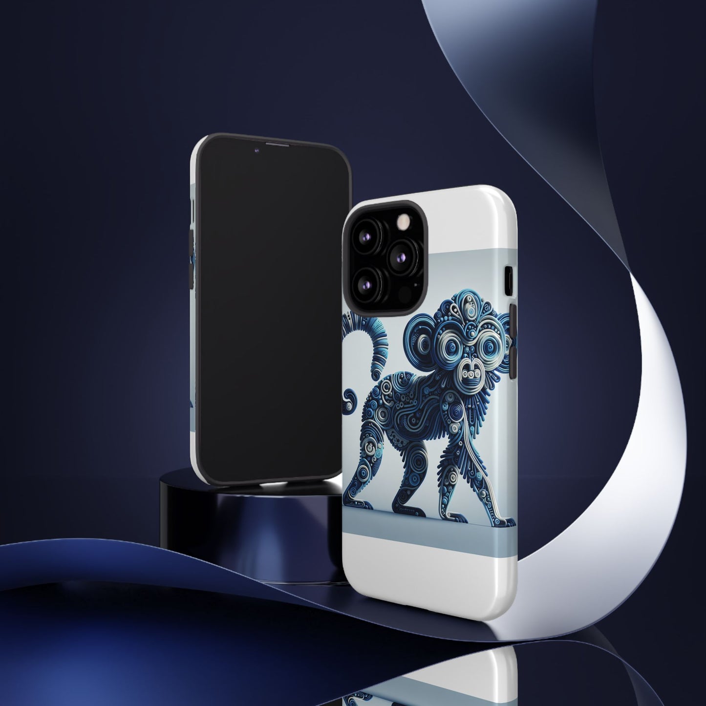 vibrant 3d wrap protective phone case with unique monkey design – stylish accessory for men and women compatible with iphone 13, 14, 15 & 16 – all models including pro, pro max & plus