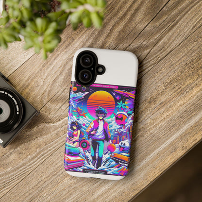 Skibidiverse Traveller Protective Phone Case with 3D Wrap Design, Durable UV Protection, Shock Absorption for Anime and Comic Culture Fans