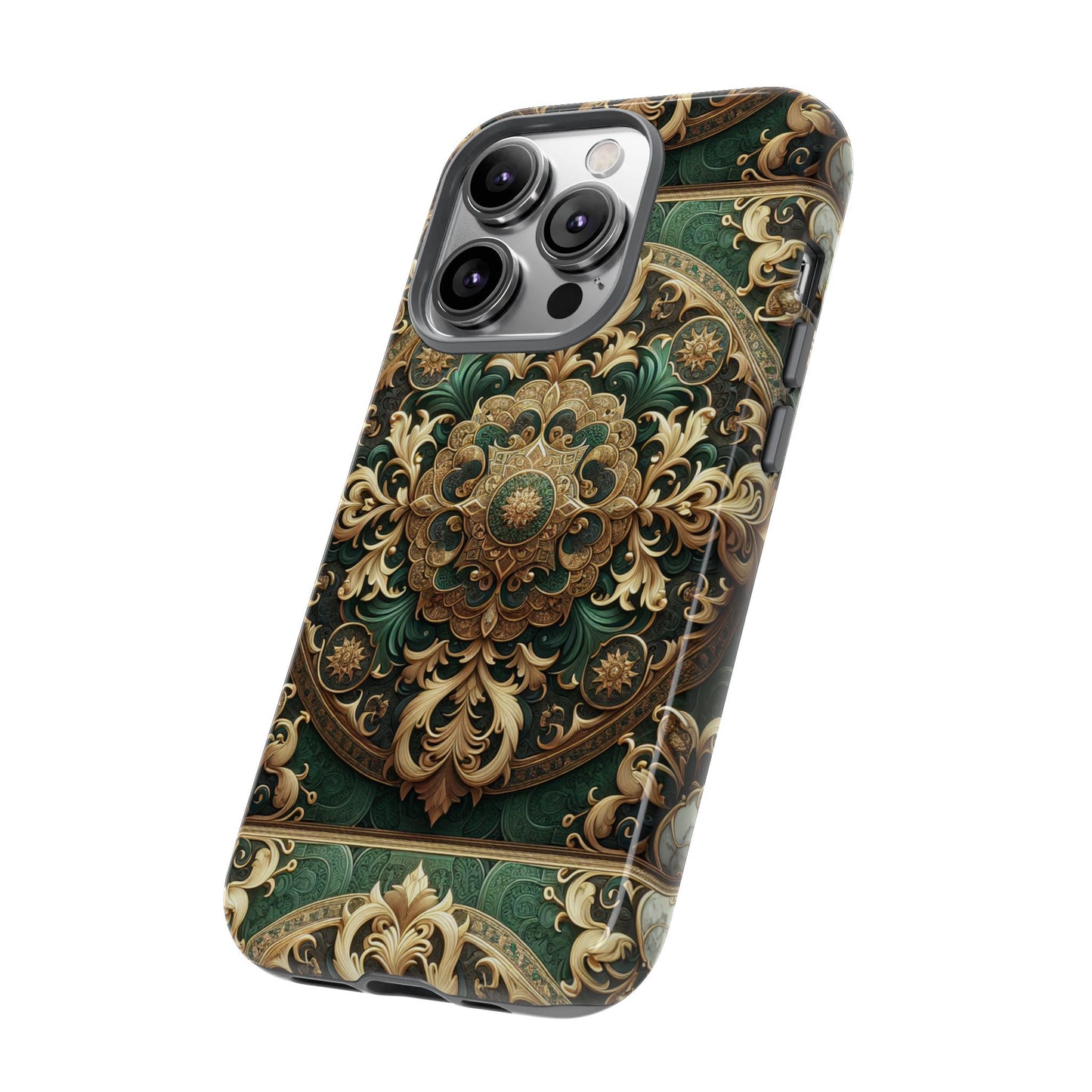 pattern image 2 vibrant comic style phone case for men and women with ornate baroque design compatible with iphone 13, 14, 15 & 16 – all models including pro, pro max & plus