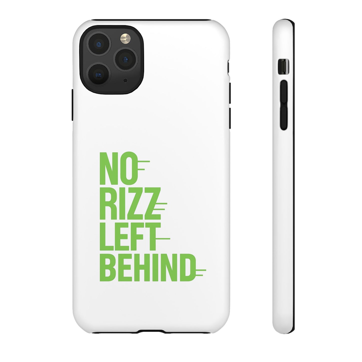 copy of tough cases - no rizz left behind phone case for ultimate protection and style, impact-resistant, dual layer, vibrant design, perfect gift for adults