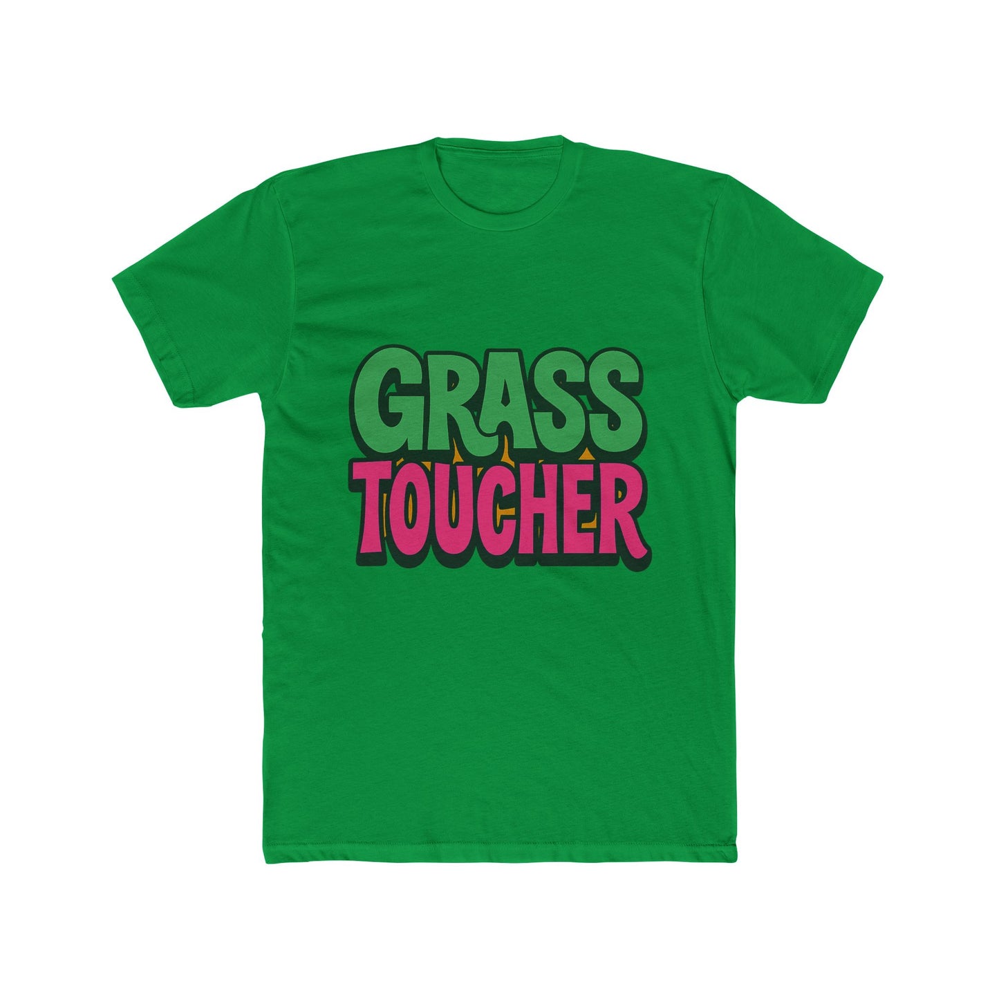 grass toucher unisex t-shirt - funny meme shirt - casual green tee for men and women - perfect gift for meme lovers