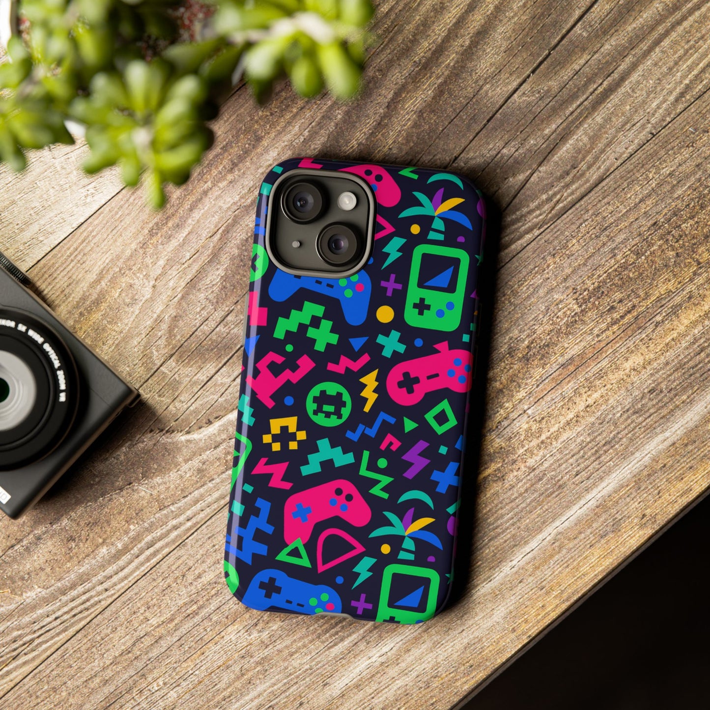 vibrant 3d gaming design protective phone case for creative expression and stylish protection, compatible with iphone 13, 14, 15 & 16 – all models including pro, pro max & plus