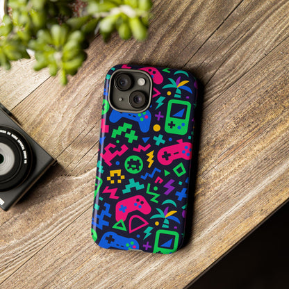 Vibrant 3D Gaming Design Protective Phone Case for Creative Expression and Stylish Protection, Compatible with iPhone 13, 14, 15 & 16 – all models including Pro, Pro Max & Plus