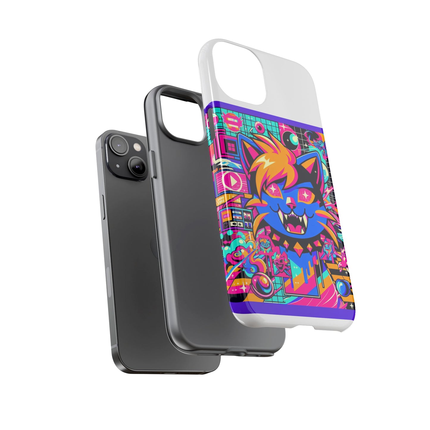 mewing master protective phone case with 3d wrap design