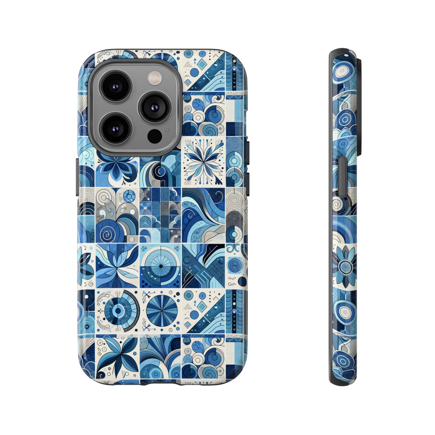 pattern image 9 vibrant 3d phone case for anime and comic fans - stylish shockproof cover with artistic mosaic design, compatible with iphone 13, 14, 15 & 16 – all models including pro, pro max & plus