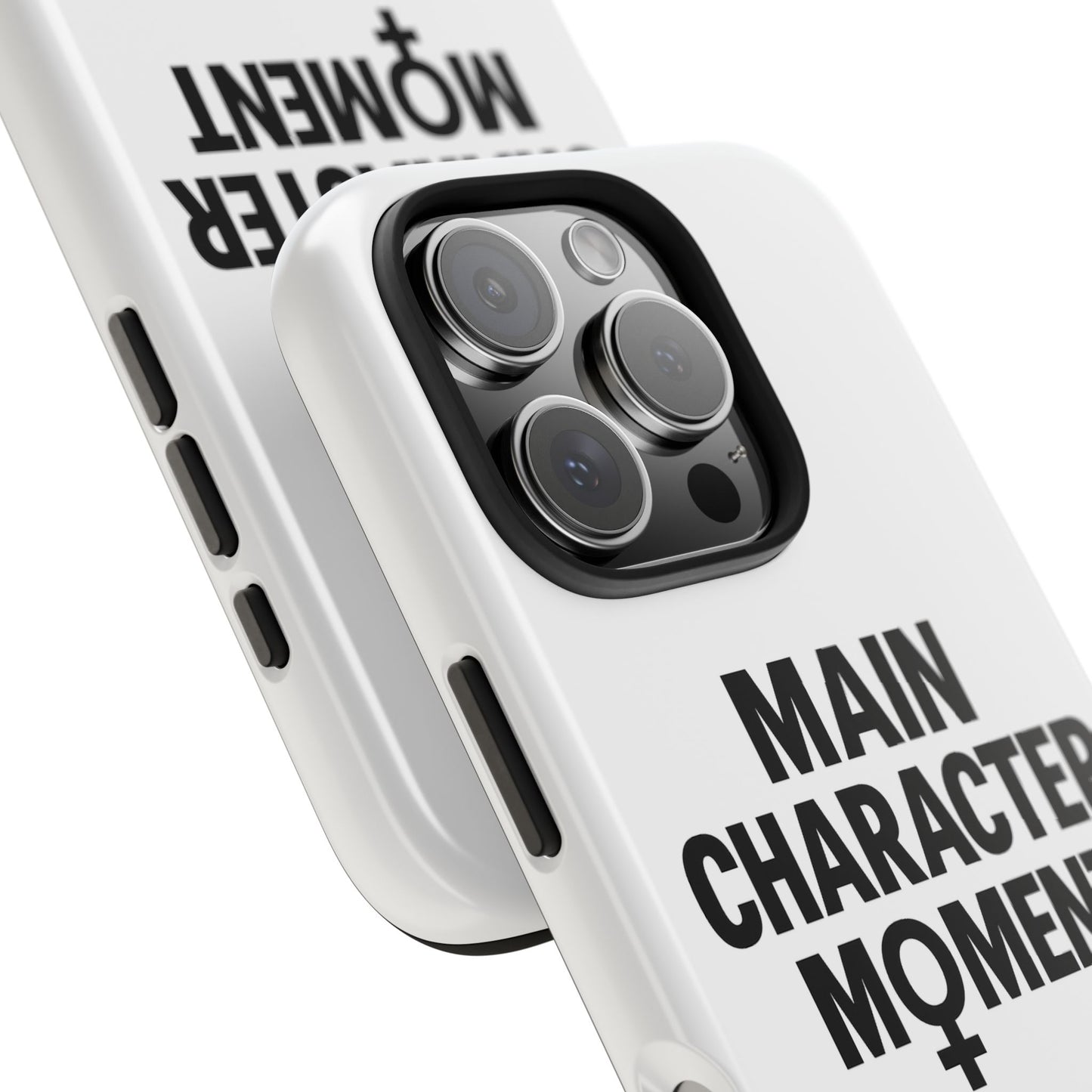 main character moment tough phone case - stylish protection for empowered individuals