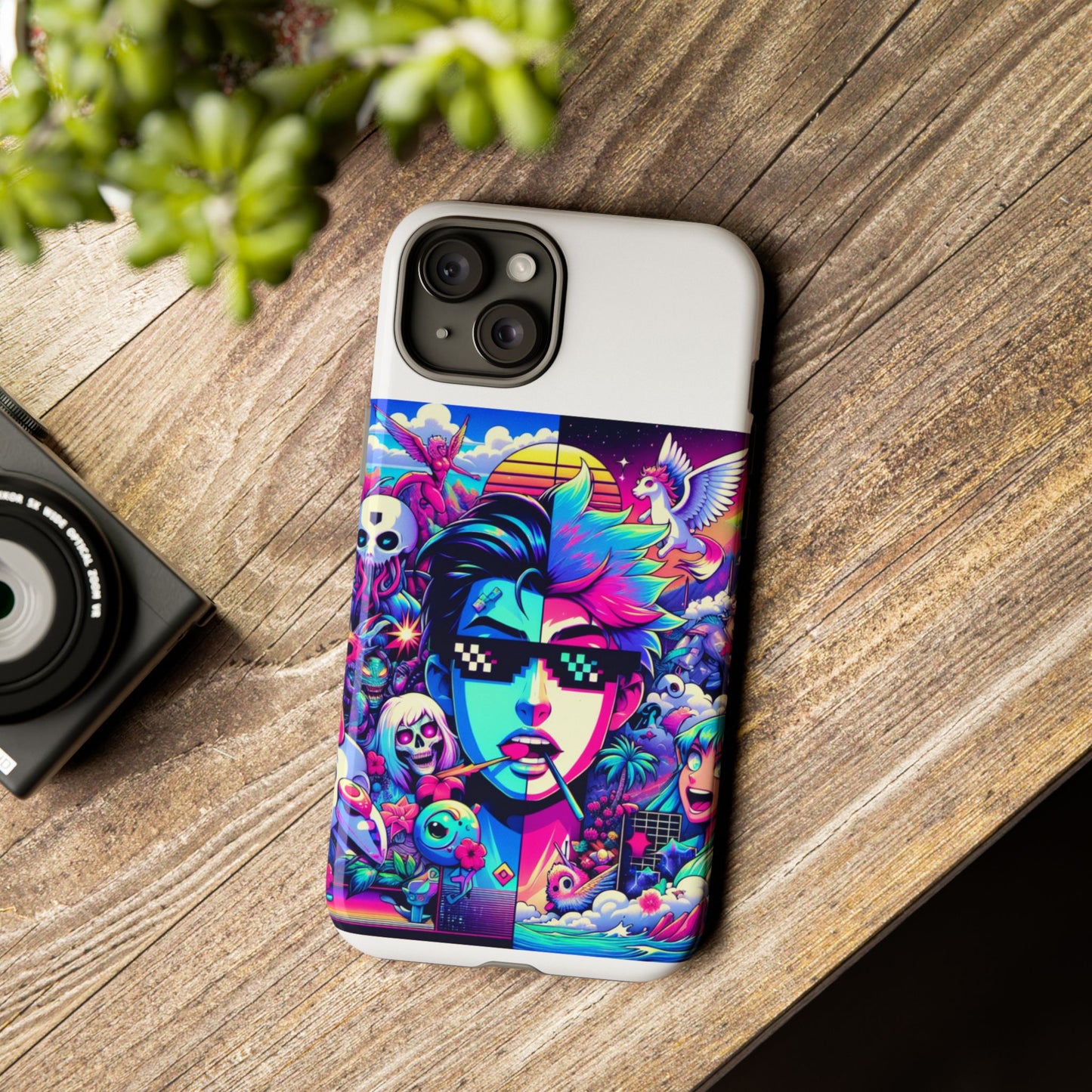 skibidi on sight protective phone case for anime lovers