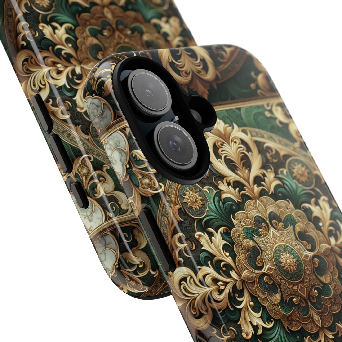 pattern image 2 vibrant comic style phone case for men and women with ornate baroque design compatible with iphone 13, 14, 15 & 16 – all models including pro, pro max & plus