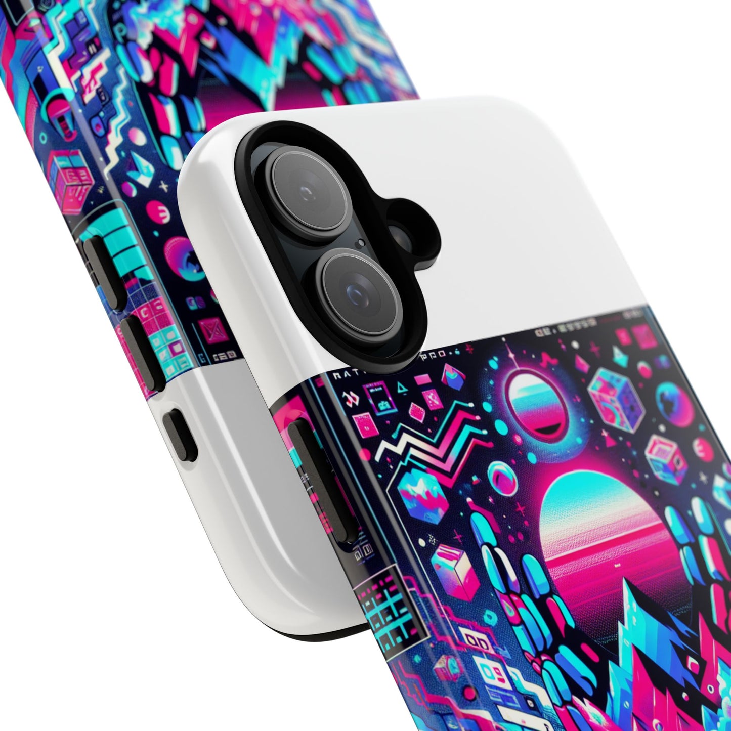 ratio-proof aura protective phone case with 3d wrap design, uv protection, and shock absorption for anime and comic culture fans