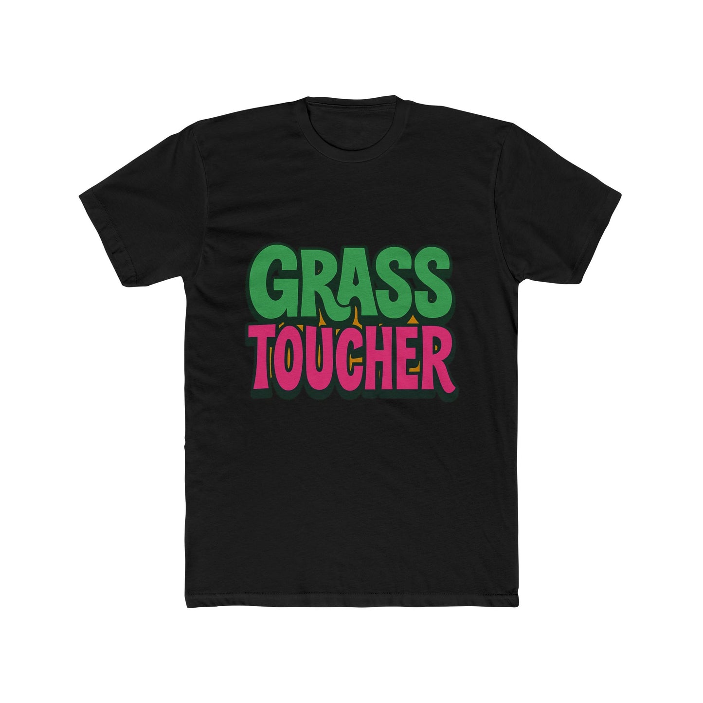 grass toucher unisex t-shirt - funny meme shirt - casual green tee for men and women - perfect gift for meme lovers