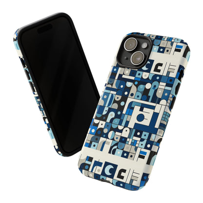 Blue Alphabet F Letter Phone Case for Smartphones, Durable Shockproof TPU Cover with Vivid 3D Wrap Design for Tech Enthusiasts and Anime Fans