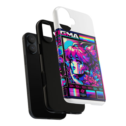 Sigma Grindset 3D Wrap Protective Phone Case for Anime Lovers, Durable Shock Absorption, UV Protected, Stylish Accessory for Unique Self-Expression
