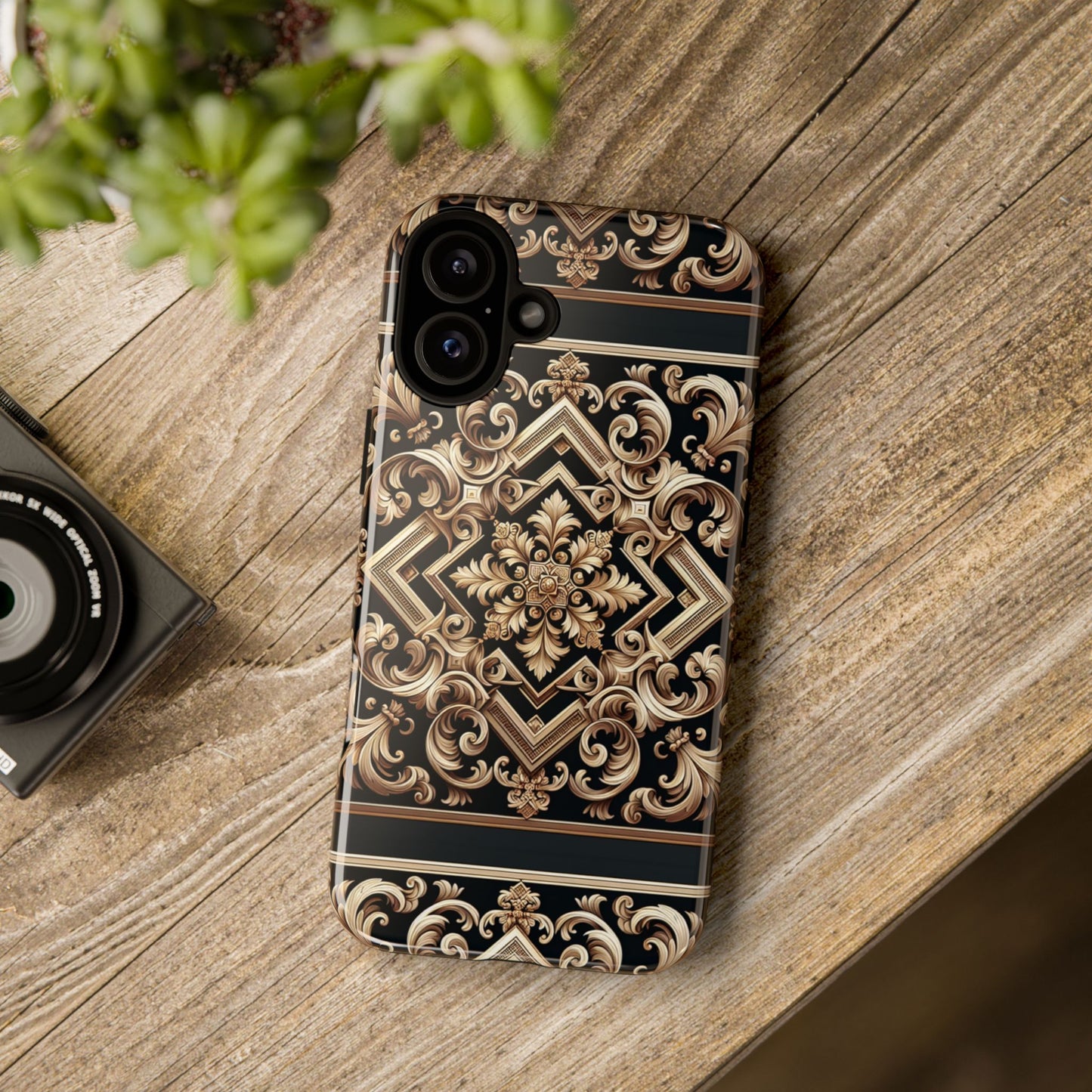 pattern image 10 vibrant 3d phone case for anime and comic fans with baroque design compatible with iphone 13, 14, 15 & 16 – all models including pro, pro max & plus