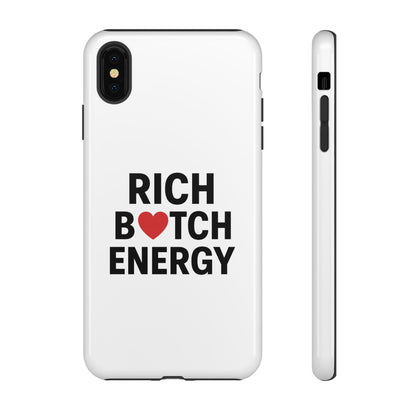 Rich Bitch Energy Phone Case - Tough, Stylish Protection for Confident Individuals