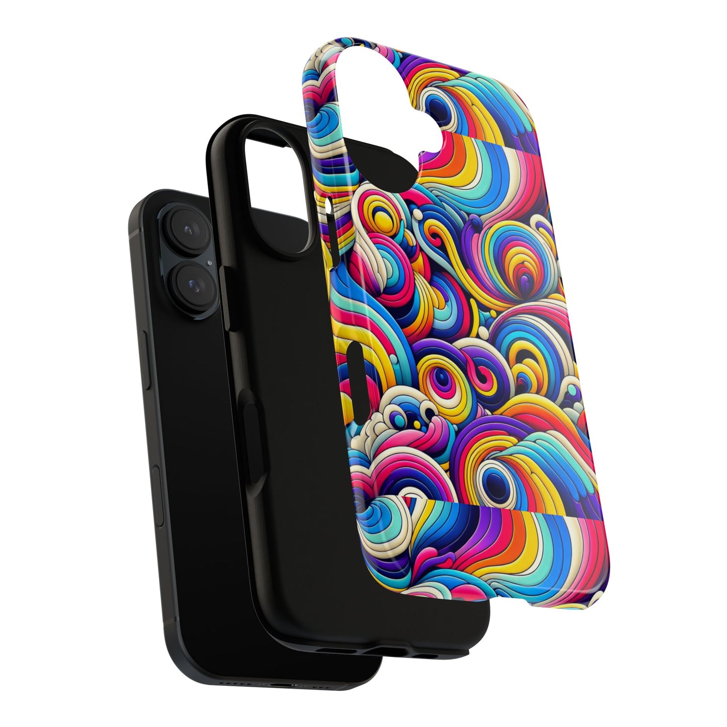 pink pattern image 5 protective phone case with 3d wrap design for stylish smartphone protection