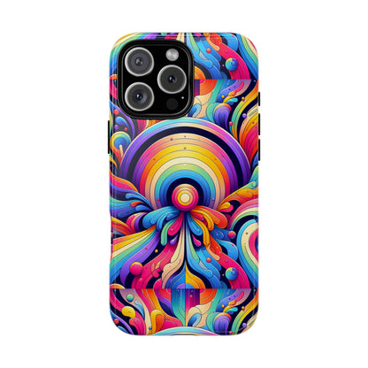 Pattern Image 10 Retro Anime Comic Phone Case for Men Women with Vibrant Abstract Design Compatible with iPhone 13, 14, 15 & 16 – all models including Pro, Pro Max & Plus