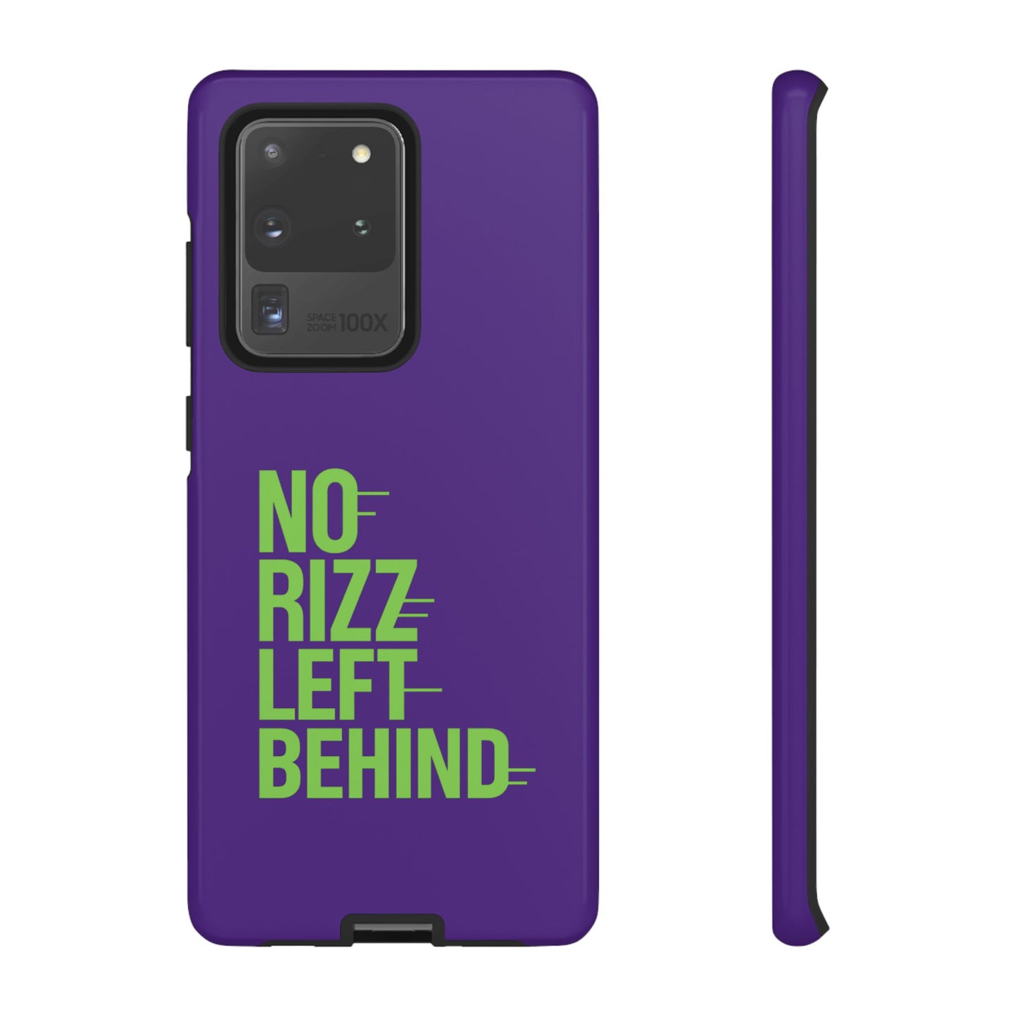 tough phone case - no rizz left behind - durable, stylish protection for active lifestyles - impact-resistant, dual layer, shock-absorbing tpu - perfect gift for tech lovers