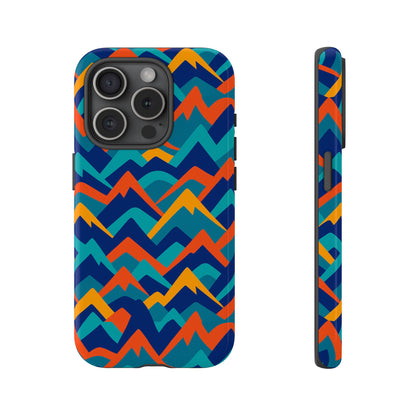 Vibrant 3D Mountain Design Protective Phone Case – Stylish and Durable Cover Compatible with iPhone 13, 14, 15 & 16 – All Models Including Pro, Pro Max & Plus