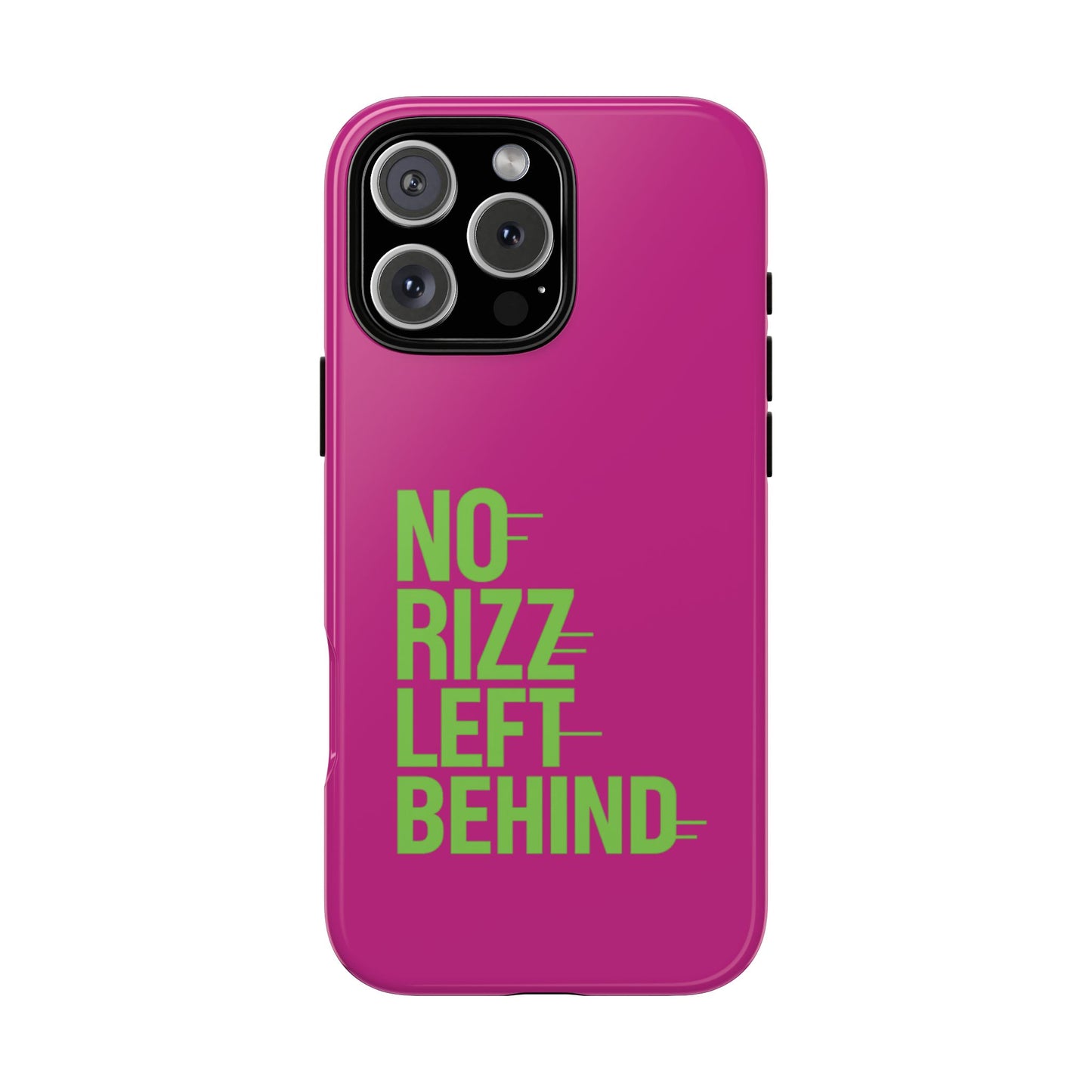 tough cases - no rizz left behind phone case for ultimate protection and style