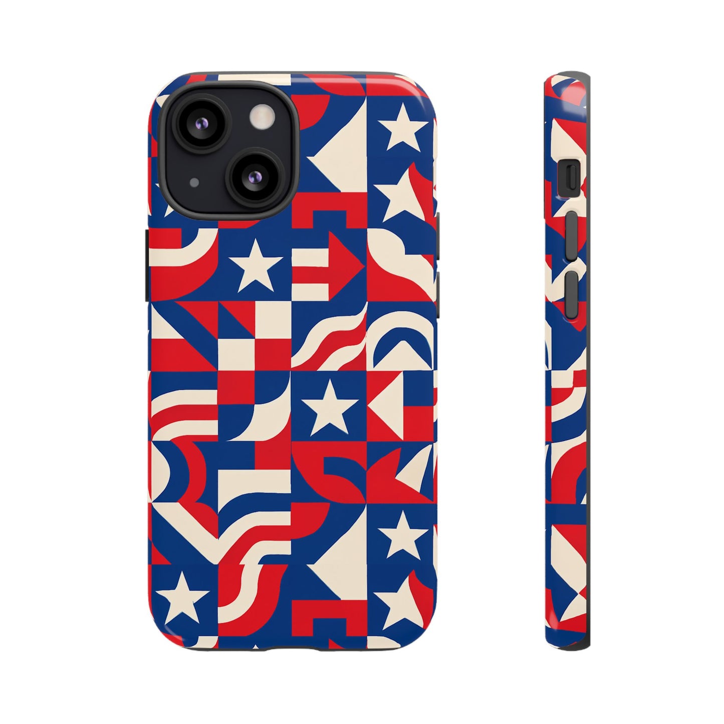 vibrant geometric 3d wrap protective phone case in multicolour design for stylish protection - ideal for men and women, compatible with iphone 13, 14, 15 & 16 – all models including pro, pro max & plus