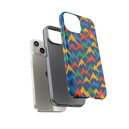 Vibrant 3D Mountain Design Phone Case for Stylish Protection – Unique Accessory Compatible with iPhone 13, 14, 15 & 16 – all models including Pro, Pro Max & Plus